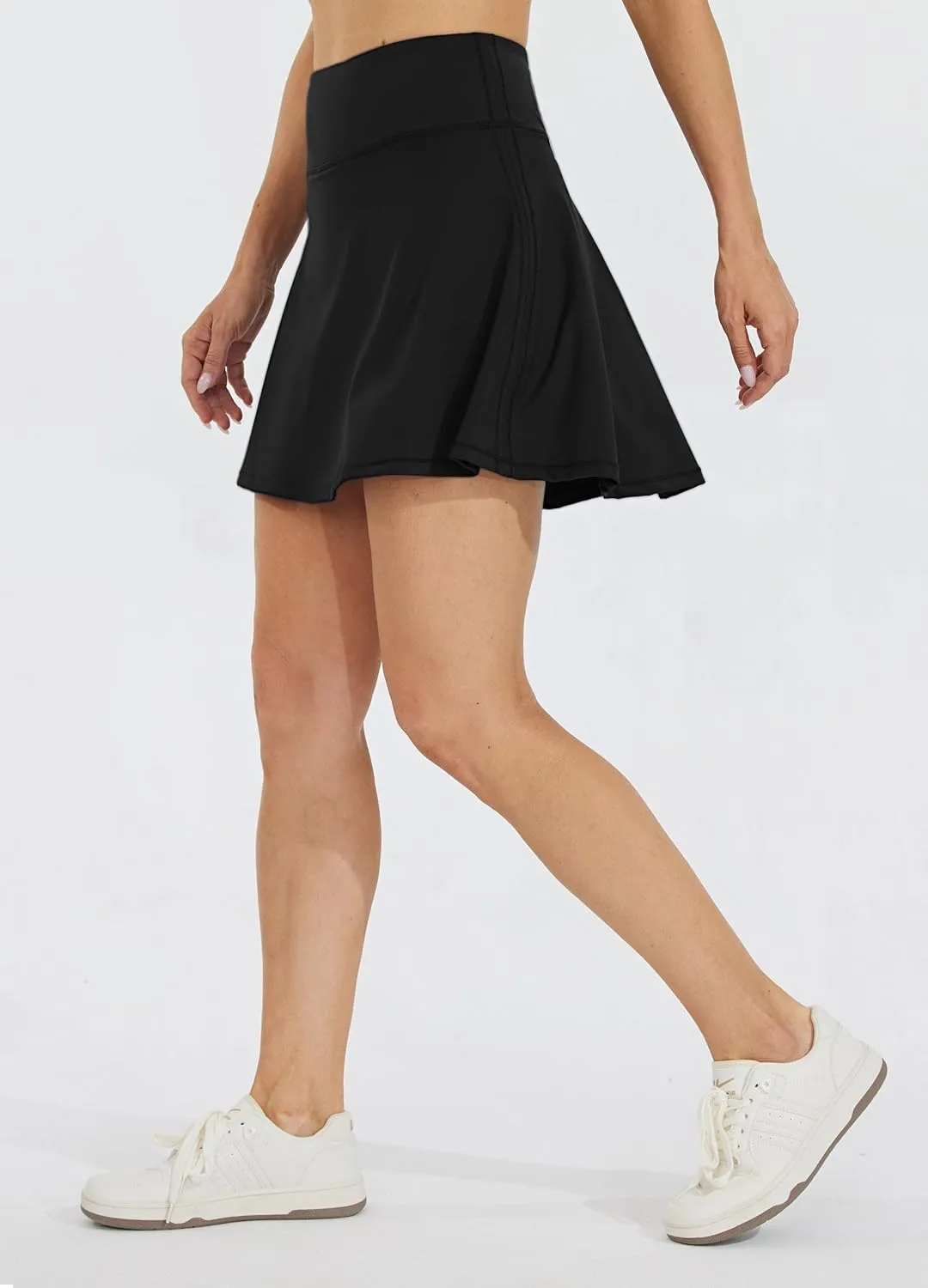 Willit Women's Tennis Skirts High Waisted Athletic Running Skorts Skirts with Shorts Pockets