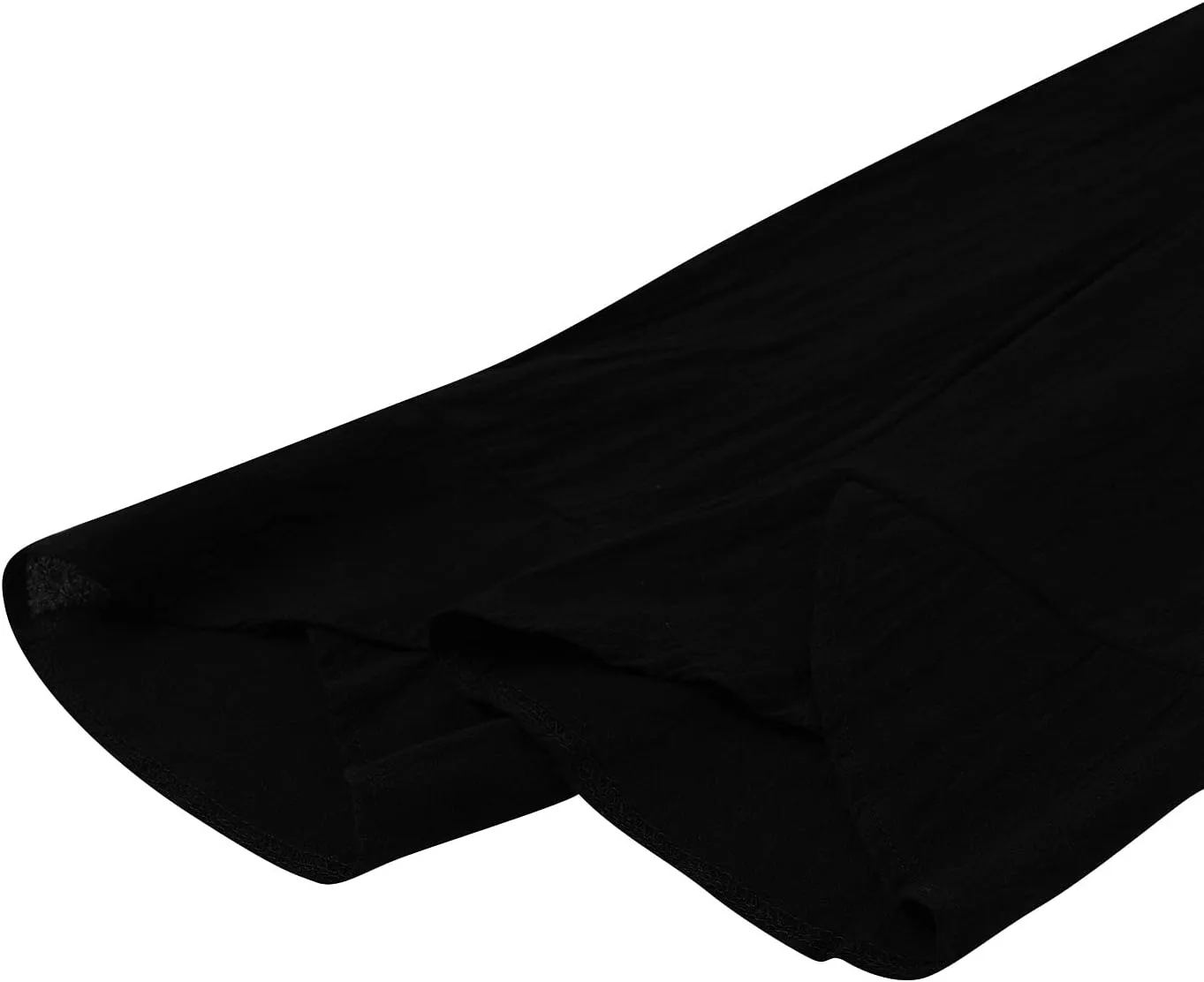 Women Summer Cotton Linen Niners Pants Wide Leg Middle Waist Loose Casual Trousers Beach Pant Outfits
