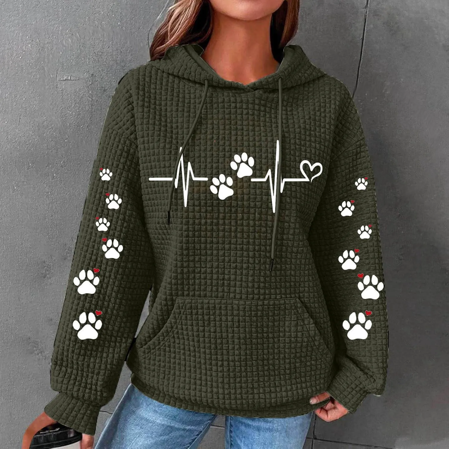 Womens Hoodies Oversized Sweatshirt Funny Sweater Long Sleeve Loose Cute Pullover Top Trendy Clothes