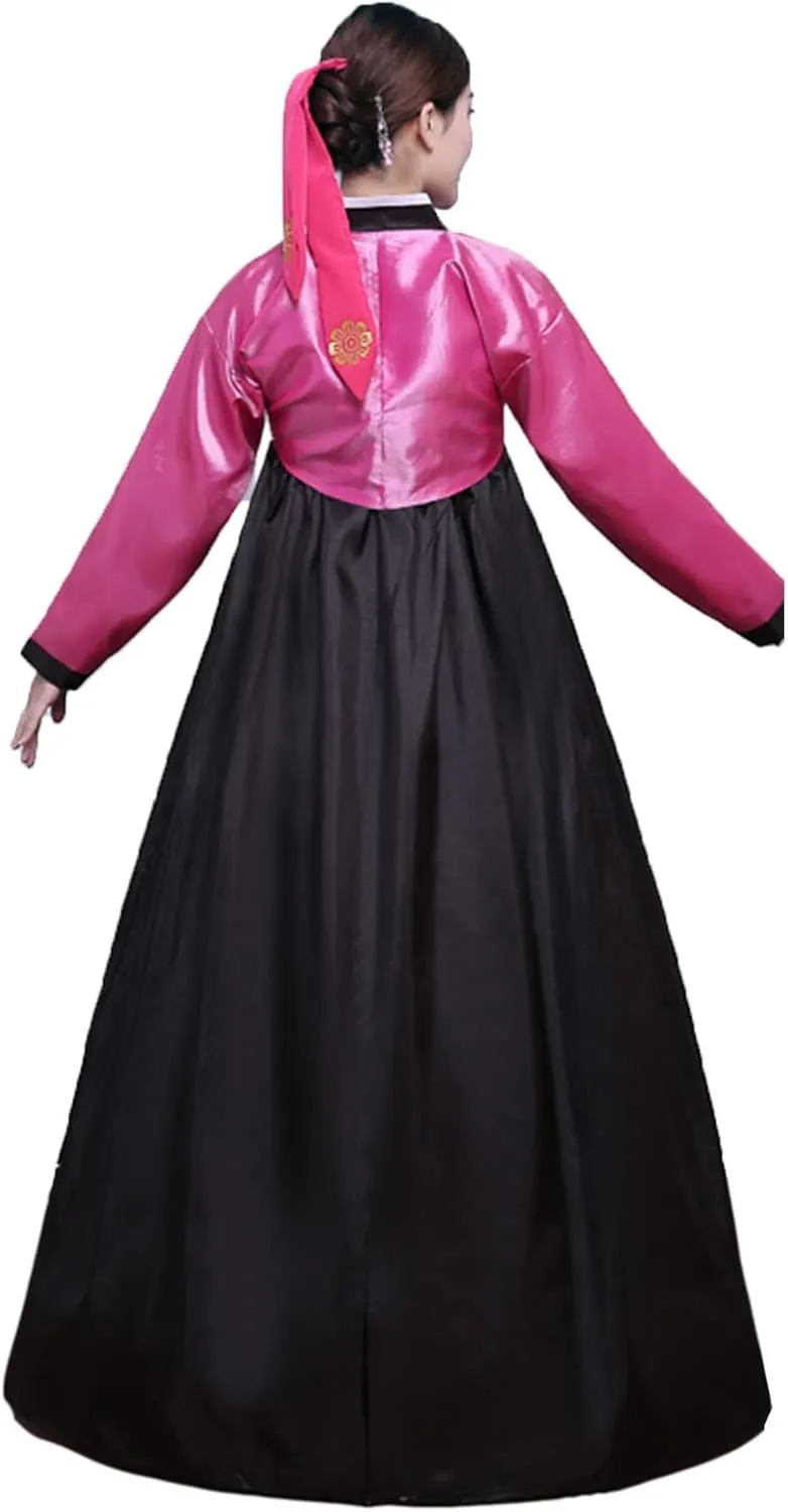 Women's Korean Hanbok Dress Short Tops Long Skirt Cosplay Costume
