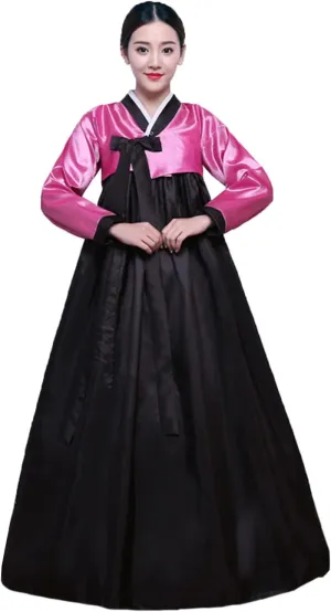 Women's Korean Hanbok Dress Short Tops Long Skirt Cosplay Costume