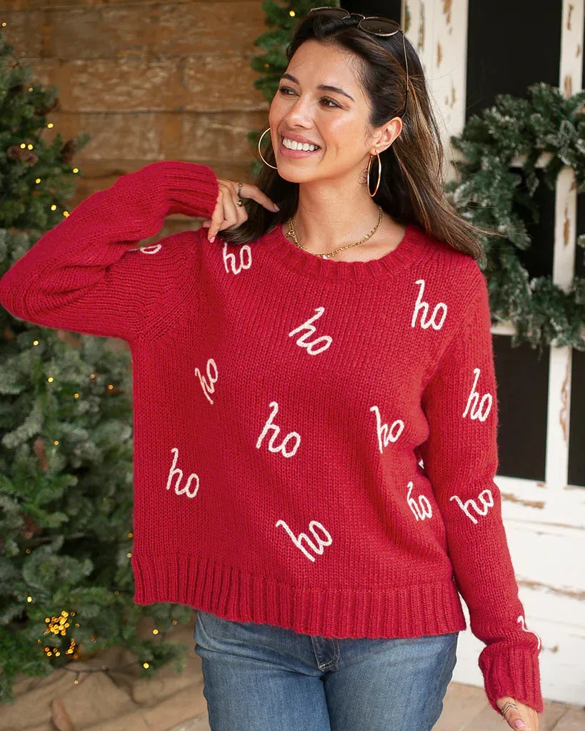Wooden Ships Ho Ho Ho Sweater - Online Only
