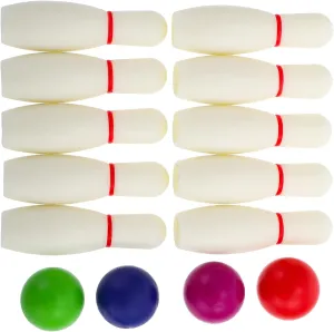 YARNOW 1 Set Bowling Interactive Educational Plaything for Parent Fun Material for Indoor Outdoor Play Preschool Classroom Must Haves Pins Balls
